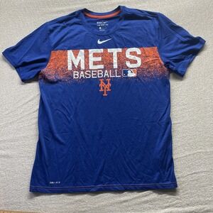 New York Mets Authentic Collection Nike Tee Dri Fit Large #441